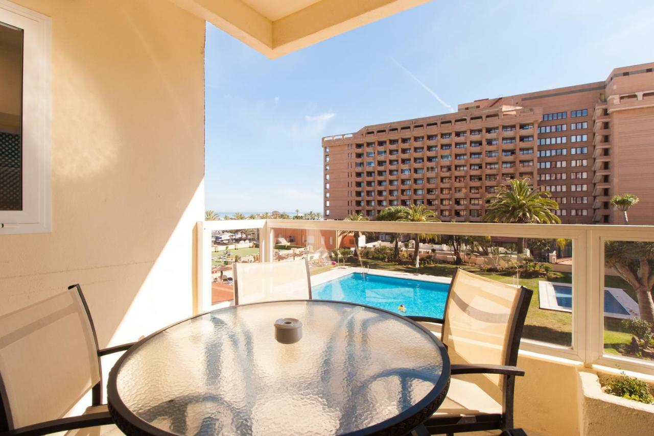 Hotel Apartamento Pyr Fuengirola Private Sunny Pool Side מראה חיצוני תמונה
